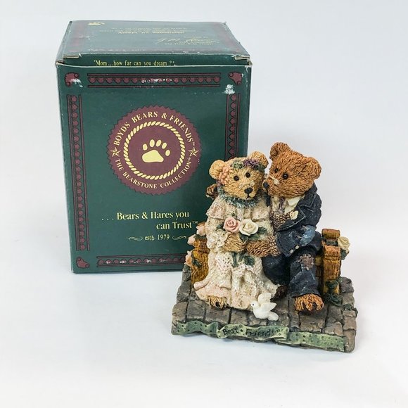 Boyds Bears and Friends "Grenville and Beatrice...Best Friends" 1993 Figurine - Picture 1 of 8